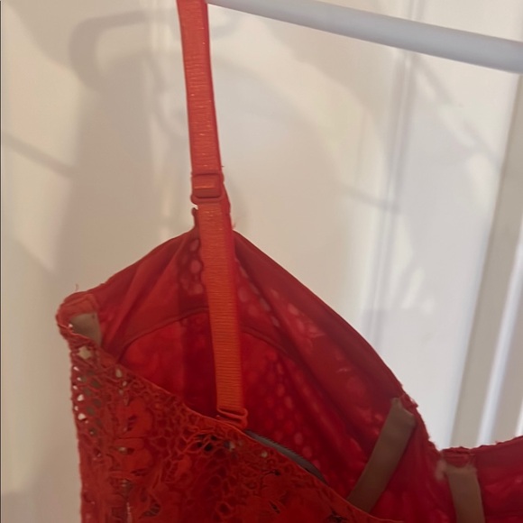 For Love And Lemons Red Sheath Midi Dress - Picture 2 of 5